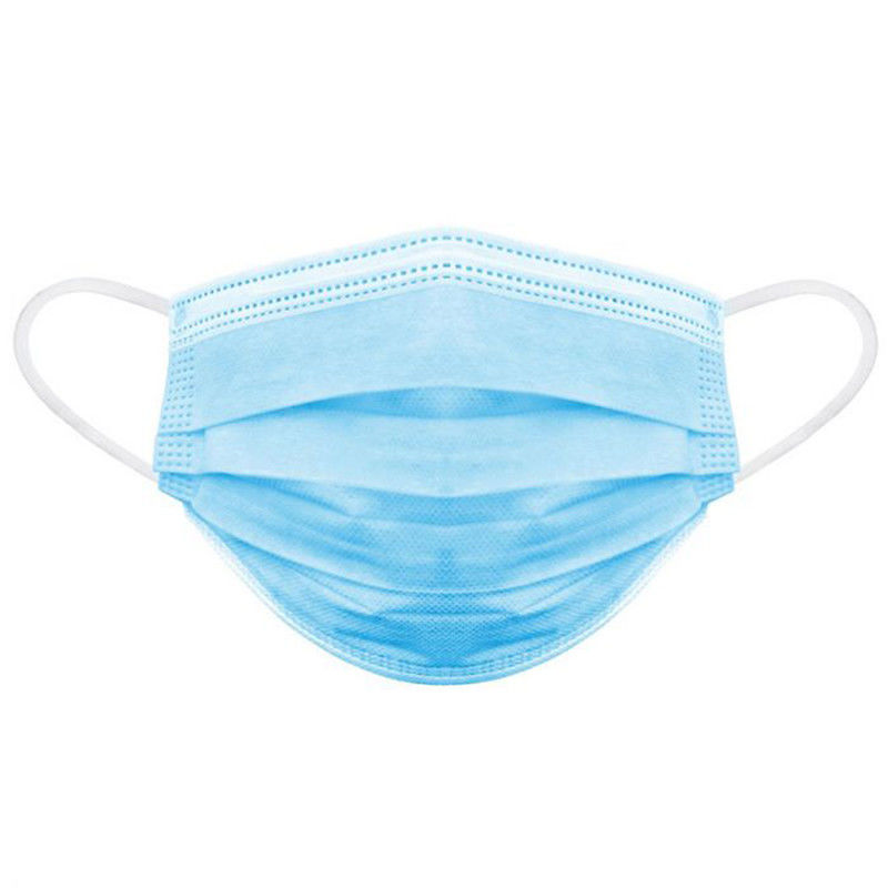 3 Katmanlı Tek Kullanımlık Kulak Askısı Yüz Tıbbi Maskesi / Tek Kullanımlık Solunum Maskesi FDA