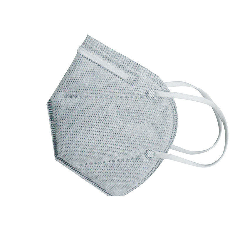 Anti Flu N95 Maske Filtresi Dokuma Olmayan Yüz Maskesi Tek Kullanımlık 3 Katlı FFP2