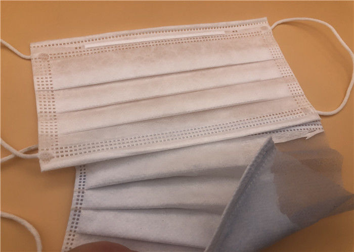 Tıbbi Sınıf 3 Kat Cerrahi Maske Mikrop Karşıtı Toz Katlanabilir