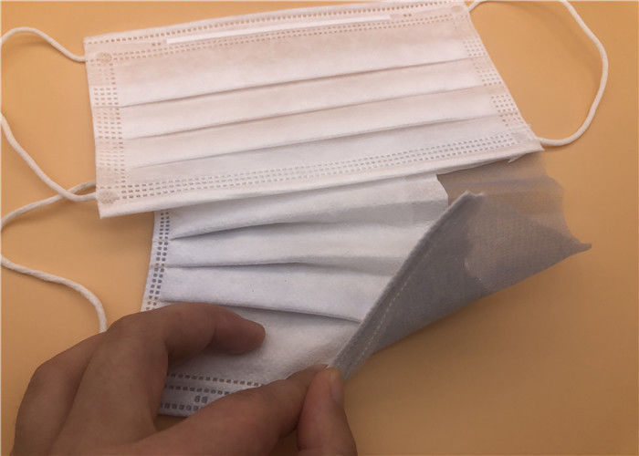 Tıbbi Sınıf 3 Kat Cerrahi Maske Mikrop Karşıtı Toz Katlanabilir