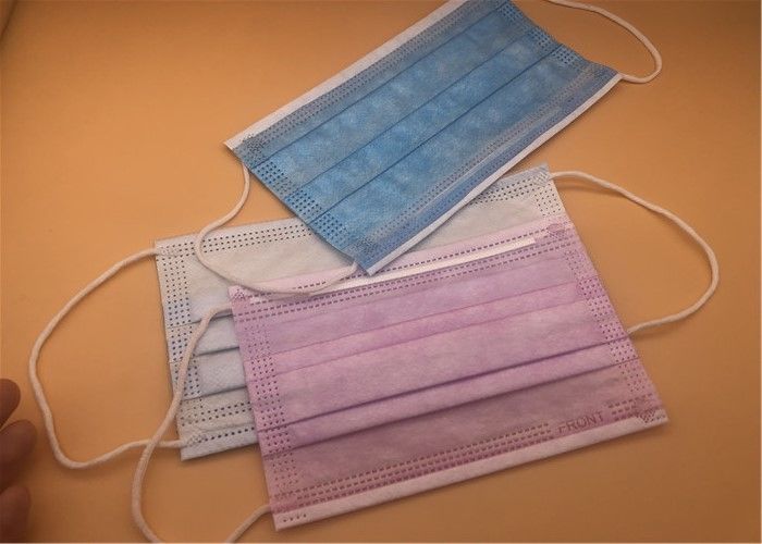 Antibakteriyel 3 Kat Cerrahi Yüz Maskesi Elastik Kulak Döngü Ağız Kapak Koruyucu
