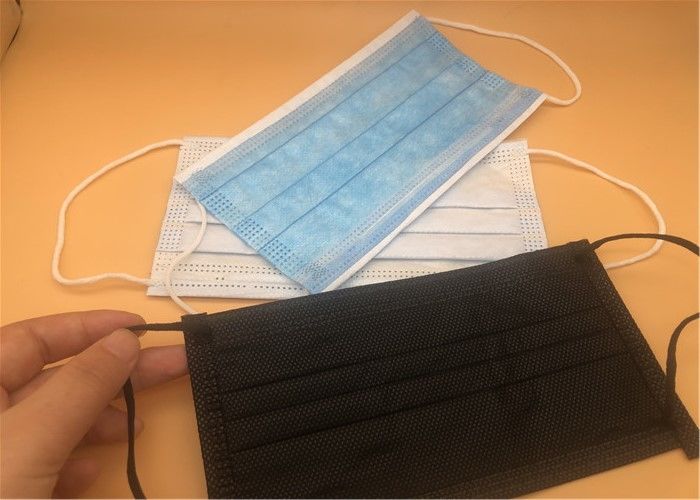 Yetişkin Anti Virüs Nefes Alabilir İyi Hava Geçirgenliği Dokuma Olmayan Yüz Maskesi