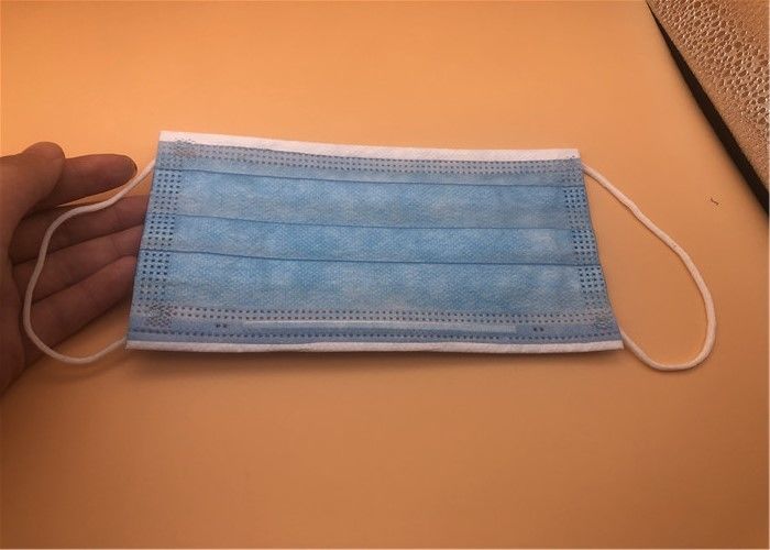 Diş Yetişkin Tek Kullanımlık Tıbbi Maske / Sıhhi Cerrahi Tek Kullanımlık Maske 3 Kat