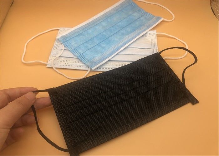 İyi Elastik Kulak Döngüsü Giyen 3 Katmanlı Tek Kullanımlık Dokuma Olmayan Yüz Maskesi