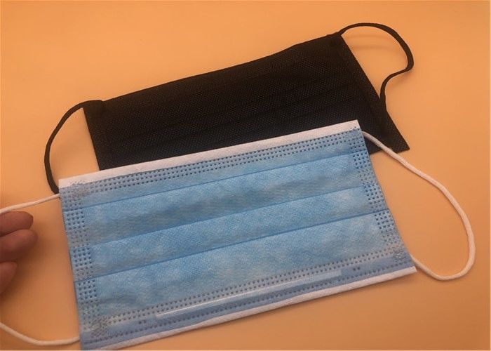 Klinik Sağlık Güzellik Salonu İçin Tahriş Edici Olmayan 3 Kat Tek Kullanımlık Yüz Maskesi