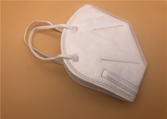 Anti Flu N95 Maske Filtresi Dokuma Olmayan Yüz Maskesi Tek Kullanımlık 3 Katlı FFP2