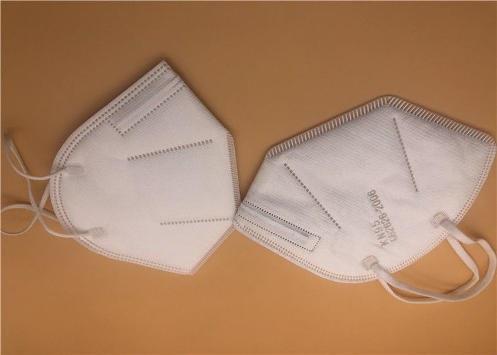 Tek kullanımlık Nonwoven FFP2 Toz Maskesi / Kulak Askısı Tarzı Yarım Yüz Katlanabilir N95 Maskesi