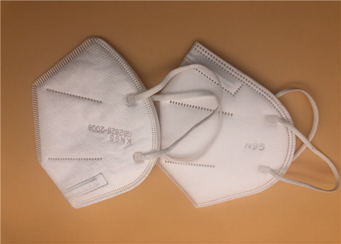 Tahriş Yok Tek Kullanımlık N95 Maske Anti Virüs Düşük Solunum Direnci